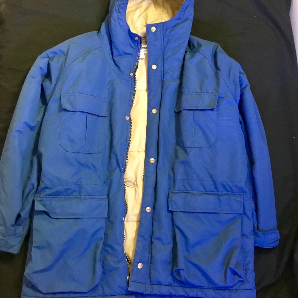 L. L Bean | Men’s Large Blue Winter Jacket - Picture 3 of 8